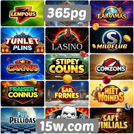 Análise da variedade de jogos disponíveis no 365pg